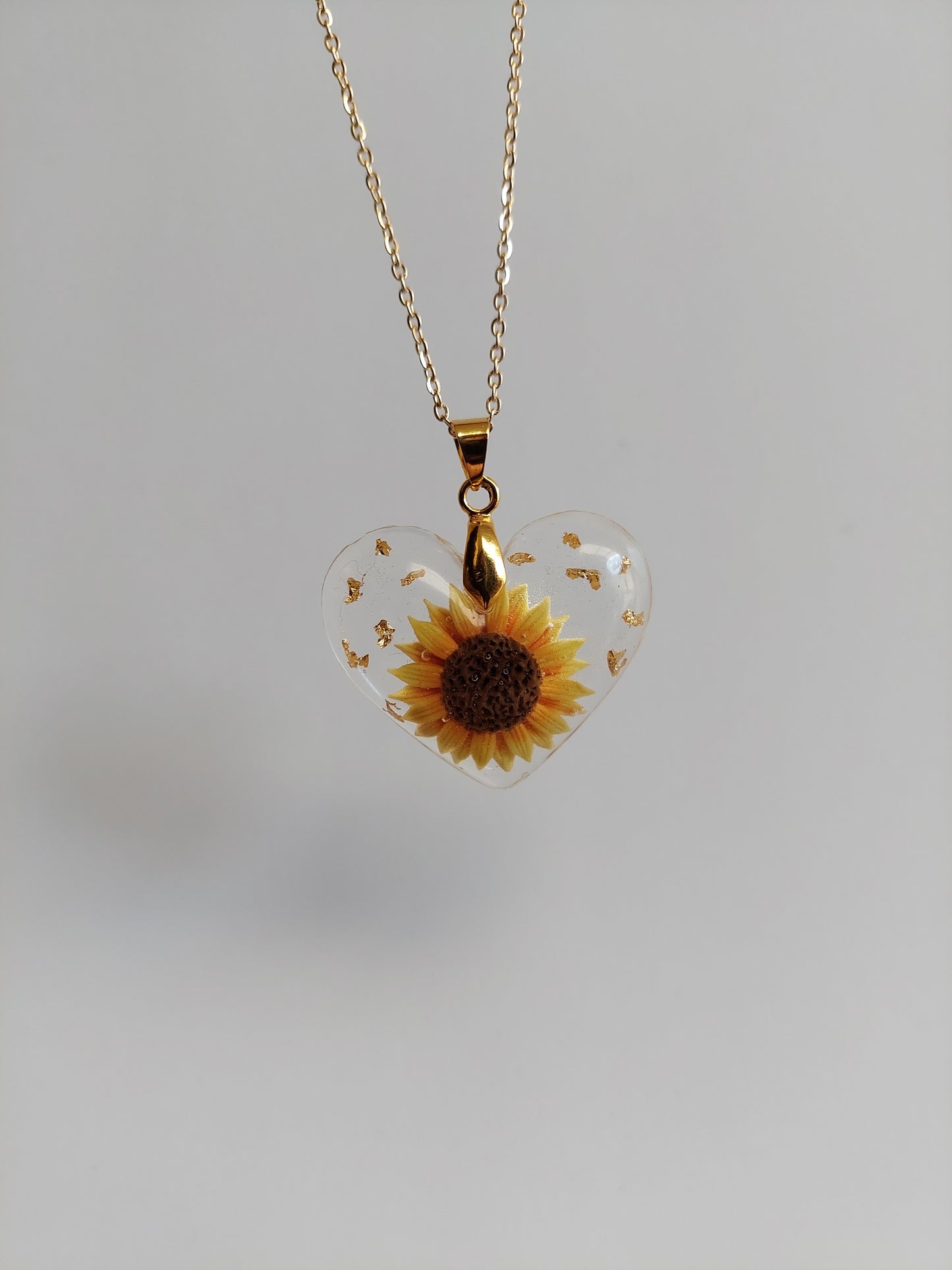 Collar de Girasol Encapsulado