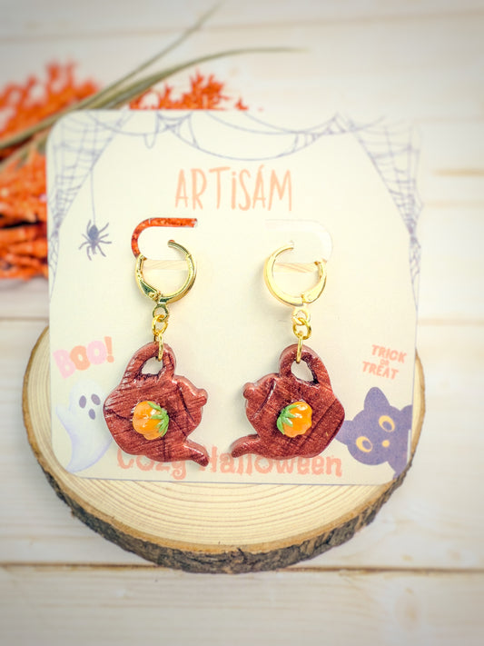 Pumpkin Paws Earrings
