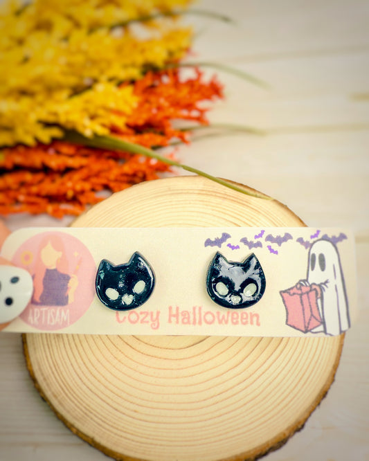 Midnight Meow Earrings