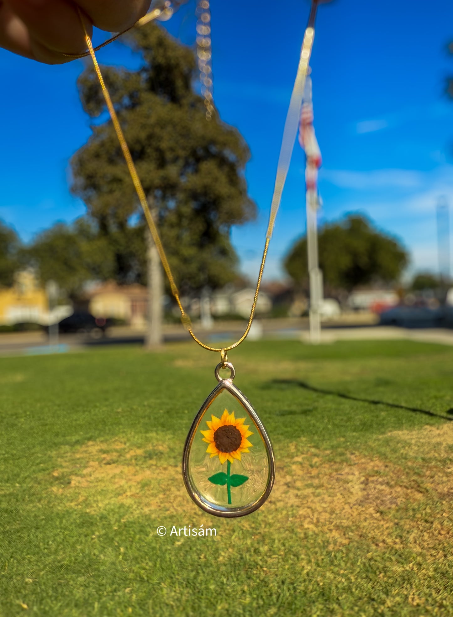 Sunflower Necklace