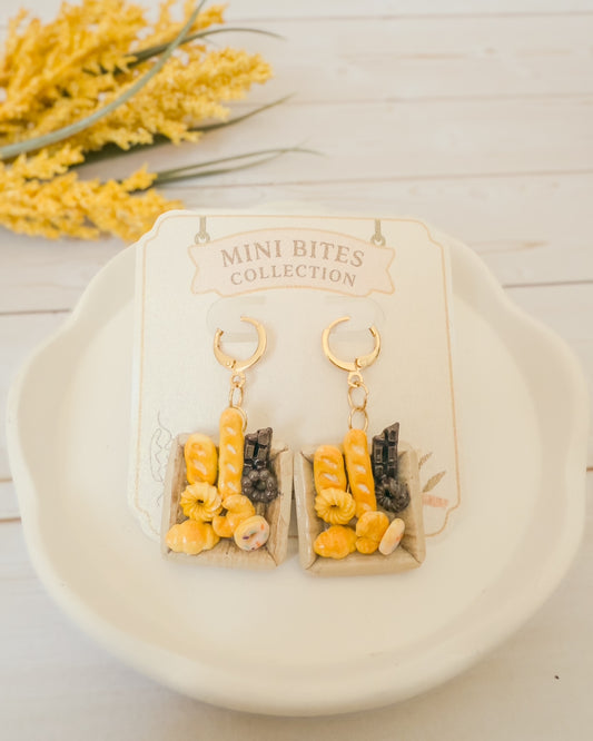 Golden Bakery Charm Earrings