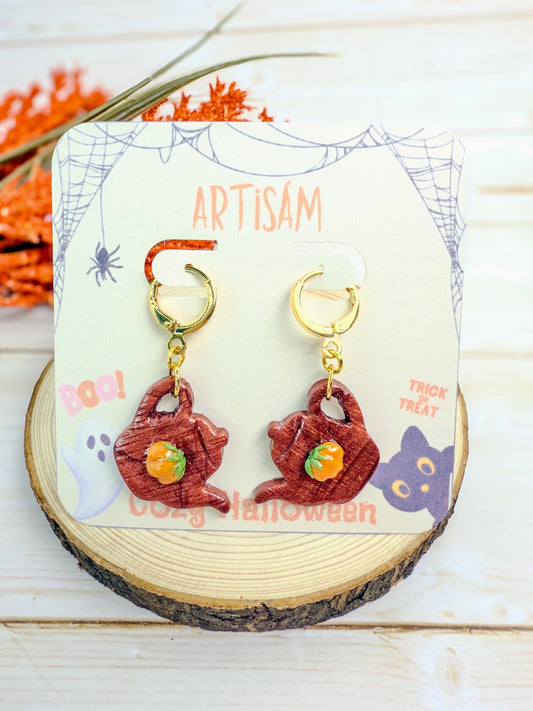 Pumpkin Paws Earrings